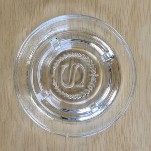 Vintage Sheraton Hotel Ashtray Trinket Tray S Logo Monogram